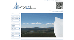 Desktop Screenshot of profec-ventus.com