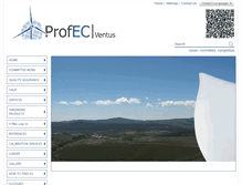 Tablet Screenshot of profec-ventus.com